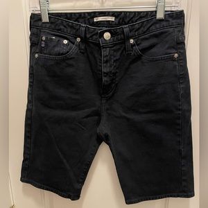 AG High Rise Bermuda Jean Shorts Size 26